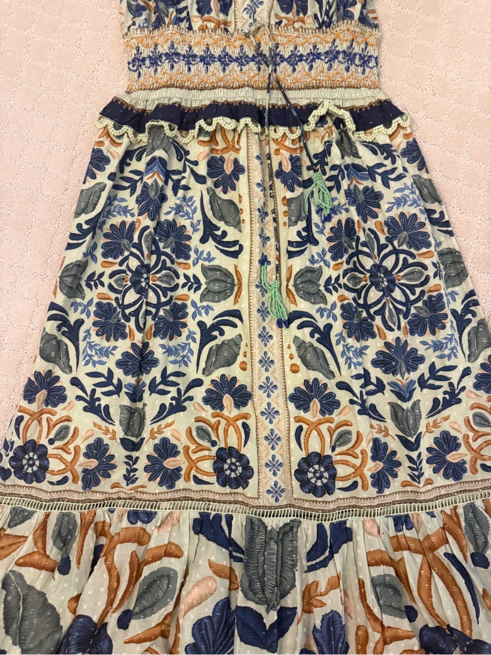 Farm Rio Ocean tapestry maxi dress - Picture 5 of 9
